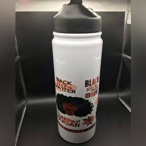 New 18oz Melanin design tumbler.